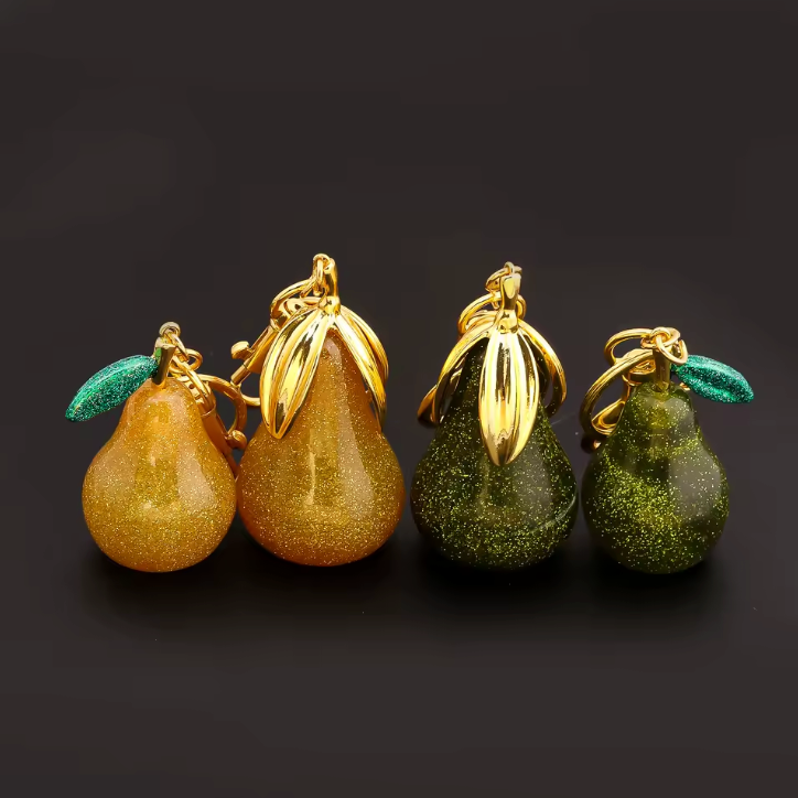 Breloque de sac pour entraîneur pour Goyard, sac à main, sac à bandoulière, pendentif poire vert cristal exquis, porte-clés pour femmes, accessoires